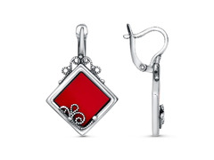 Серьги из серебра 925 пробы 33317084Кр — Красная Пресня