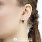 Серьги из серебра 925 пробы 33115041ДГр — Красная Пресня