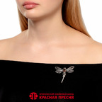 Брошь из серебра 925 пробы 13816650-22 — Красная Пресня