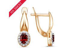 Серьги из серебра 925 пробы 33110223ДГр — Красная Пресня