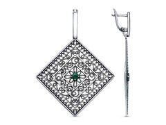 Серьги из серебра 925 пробы 33815254-7 — Красная Пресня