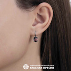 Серьги из серебра 925 пробы 33113772ДГр — Красная Пресня
