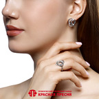 Кольцо из серебра 925 пробы 23817592Д — Красная Пресня