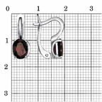 Серьги из серебра 925 пробы 33113772ДГр — Красная Пресня
