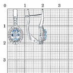 Серьги из серебра 925 пробы 33111188ДТг — Красная Пресня