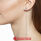 Серьга из серебра 925 пробы 33016350Пл — Красная Пресня