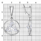 Серьги из серебра 925 пробы 33814982Пл — Красная Пресня