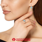 Серьги из серебра 925 пробы 33814952Пл3 — Красная Пресня