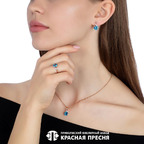 Серьги из серебра 925 пробы 33814949Д14 — Красная Пресня