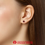 Серьги из серебра 925 пробы 3312630ДГр — Красная Пресня