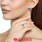 Кольцо из серебра 925 пробы 23816084-3 — Красная Пресня