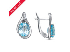 Серьги из серебра 925 пробы 33112752ДТг — Красная Пресня