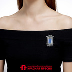 Брошь из серебра 925 пробы 13617526 — Красная Пресня