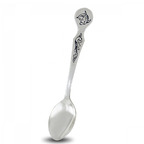 Ложка чайная детская «Дельфин» — серебро 925 пробы