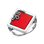 Кольцо из серебра 925 пробы 23317084Кр — Красная Пресня