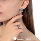 Серьги из серебра 925 пробы 33015120 — Красная Пресня