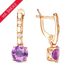 Серьги из серебра 925 пробы 33110425Ам — Красная Пресня