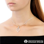 Подвеска из серебра 925 пробы 53013012-1 — Красная Пресня