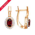 Серьги из серебра 925 пробы 33111189ДГр — Красная Пресня