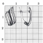 Серьги из серебра 925 пробы 33015400-5 — Красная Пресня