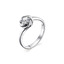  Серебряное кольцо цветок с кристаллом SWAROVSKI 912010198