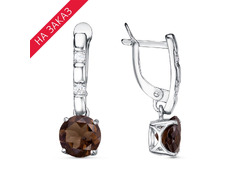Серьги из серебра 925 пробы 33110424ДТр — Красная Пресня