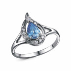 Кольцо из серебра 925 пробы 23816084-3 — Красная Пресня