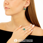 Серьги из серебра 925 пробы 33712434Д14 — Красная Пресня