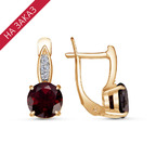 Серьги из серебра 925 пробы 33110163ДГр — Красная Пресня