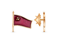 Значок из серебра 925 пробы 93015393 — Красная Пресня