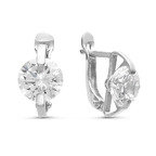 Серебряные серьги № 496Д 3388496Д