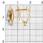 Серьги из серебра 925 пробы 33814183-5 — Красная Пресня
