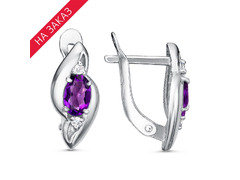 Серьги из серебра 925 пробы 33114298ДАм — Красная Пресня