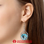 Серьги из серебра 925 пробы 33617052-3 — Красная Пресня