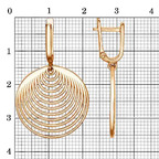 Серьги из серебра 925 пробы 33014209 — Красная Пресня