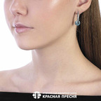 Серьги из серебра 925 пробы 33814210-3 — Красная Пресня