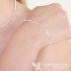 Браслет из серебра 925 пробы БПГ12б — Красная Пресня