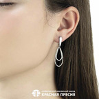 Серьги из серебра 925 пробы 33814626Д — Красная Пресня