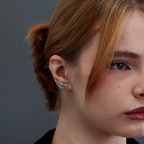 Серьги-клаймберы «Муза» — серебро 925 пробы