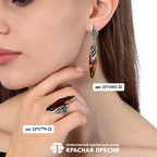 Серьги из серебра 925 пробы 3371601-22 — Красная Пресня