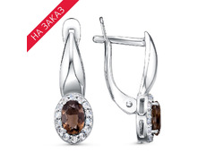 Серьги из серебра 925 пробы 33110222ДТр — Красная Пресня