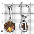 Серьги из серебра 925 пробы 3389946Д22 — Красная Пресня