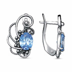 Серьги из серебра 925 пробы 33816096-3 — Красная Пресня