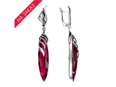Серьги из серебра 925 пробы 3371601-8 — Красная Пресня