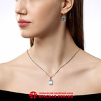 Серьги из серебра 925 пробы 33617114Д3 — Красная Пресня