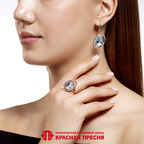 Серьги из серебра 925 пробы 33617808Д3 — Красная Пресня