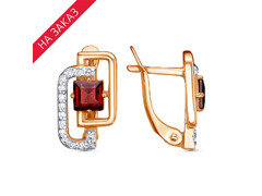 Серьги из серебра 925 пробы 33114021ДГр — Красная Пресня