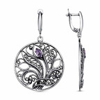 Серьги из серебра 925 пробы 33816152-6 — Красная Пресня