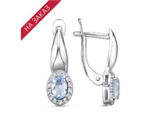 Серьги из серебра 925 пробы 33110222ДТг — Красная Пресня