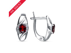 Серьги из серебра 925 пробы 33111402ДГр — Красная Пресня